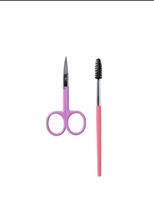 Набор для бровей ножнички и щеточка cien beauty