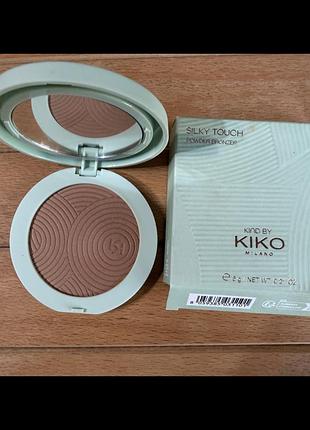 Бронзер kiko milano silky touch powder bronze