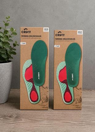 Анатомические спортивные стельки crivit running