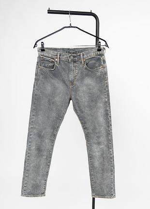 Чоловічі джинси levis 510 сірого кольору. модель вузького крою, виконана з приємного на дотик деніму з невеликим вмістом еластичних волокон