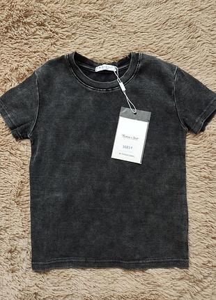 Футболка в рубчик укорочена варенка 34-36р xs-s