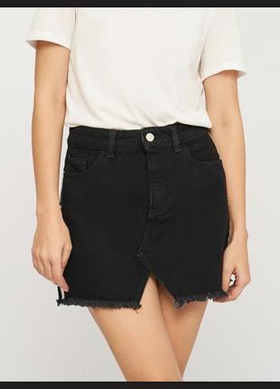 Джинсова спідниця юбка zara