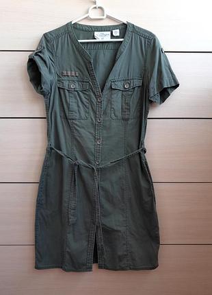 38-40р. Плаття халат мілітарі h&amp;m logg сафарі