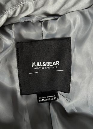 Тренч серый pull &amp; bear 5