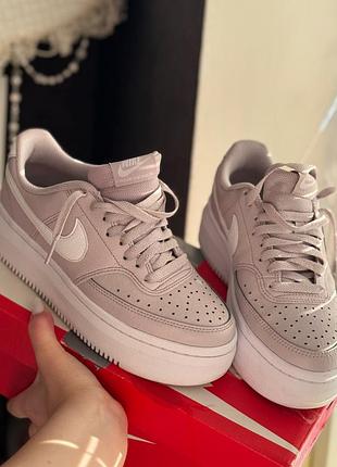 Кроссовки женские nike court vision alta (dm0113-005) platinum violet/white