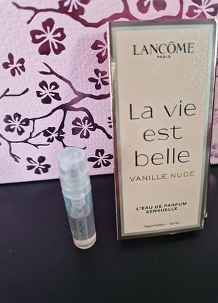 Lancome vanille nude пробник