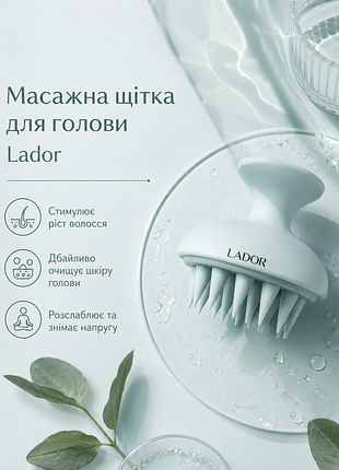 Массажер для головы lador dermatical shampoo brush