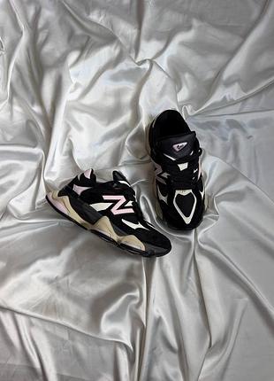 Balance 9060 black suede pink