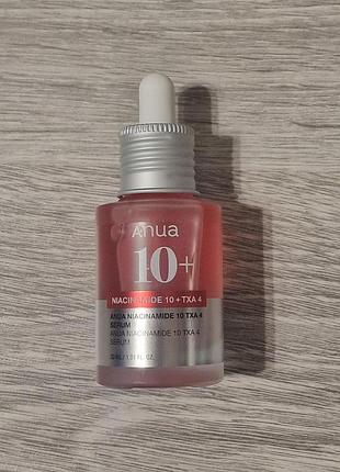 Полная передоплата ае самовывиз anua niacinamide 10% + txa 4% serum – осветляющая сыворотка с 10% ниацинамидом 30 мл