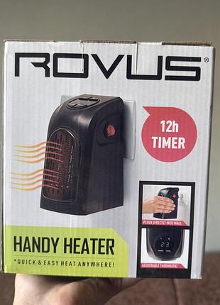 Портативний керамічний обігрівач rovus handy heater