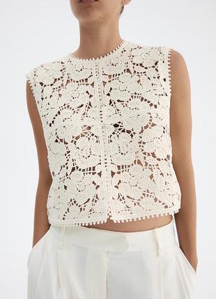 Жилетка h&m блузка