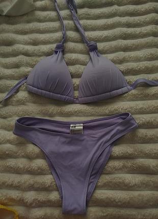 Лавандовий купальник, фірми h&m. розмір m, 38 eur