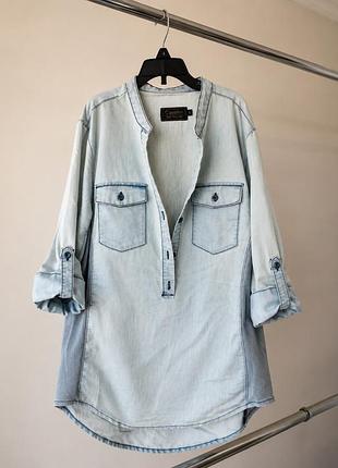 Джинсова сорочка cavalini denim collection s нова з біркою