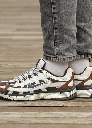 Кросівки nike p-6000 brown suede