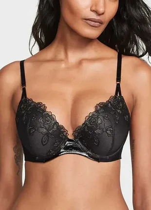 Бюстгальтер victoria's secret very sexy rose embroidery push-up bra