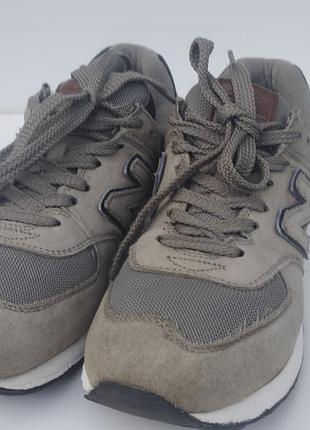 Кроссовки new balance 574 40 размер 40 зеленого цвета