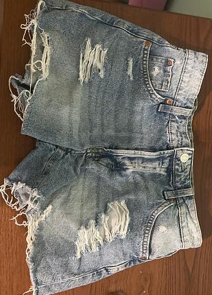 Шорти джинсові жіночі h&m