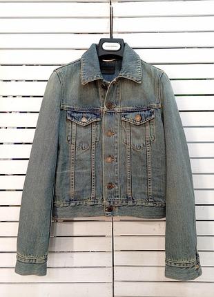 Пиджак женский saint laurent xs джинсовый