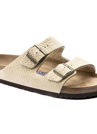 Шкіряні ортопедичні сланці шльопанці birkenstock arizona  nubuck leather, оригінал