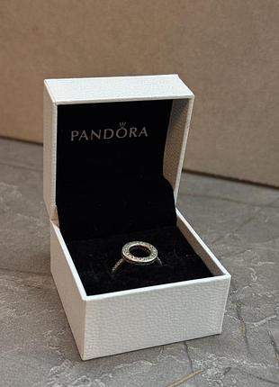 Оригінальна каблучка pandora circle halo срібло 925 s925 ale розмір 50