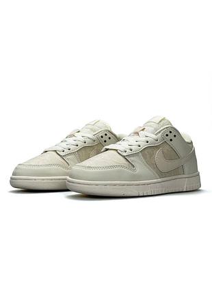 Nike dunk low lace pack soft pearl