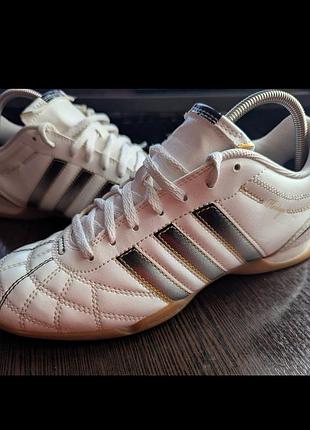 Оригинальные футзалки adidas adiquestra heritage (размер 39.3 / 24.5 см) - идеальное состояние!