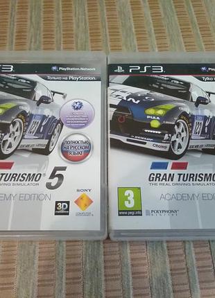 Gran turismo 5 ( 2 і 3 регіони (російська мова) бокс пошкоджений) для ps3