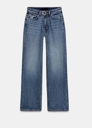 Джинси zara 38 розмір висока посадка