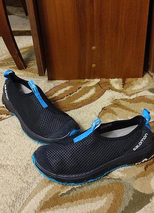 Мокасины, слипоны salomon rx moc. 3.0. 41 ромир, для бега, тренировок и длительной хотьбы