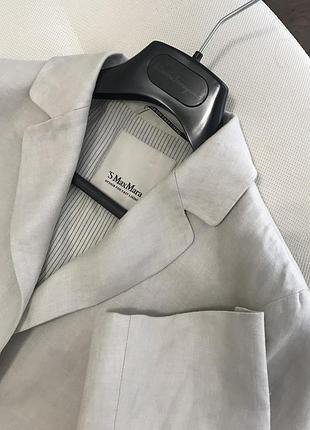 Роскошный 💯 льняной жакет max mara