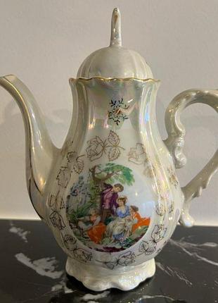 Набір люстр demitasse, музичний кавник/чайник,  20 см. набір 3 предмети