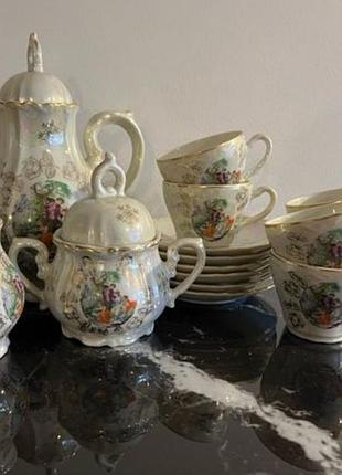Набір 3 люстр demitasse, музичний кавник/чайник,  20 см. набір 3 предмети