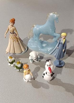 Фігурка, ельза, ан, кінь дух води, олаф, круг лісовий, мф холодне серце, дисній