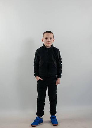 Костюм дитячий, чорний, з двостороннього флісу