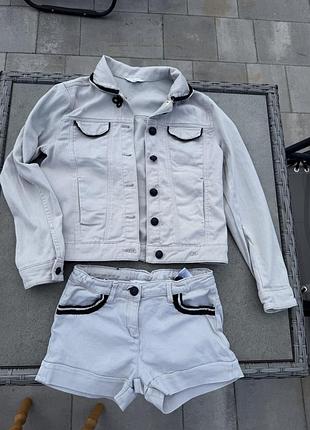 Cтильный детский комплект-двойка бренда little marc jacobs. размер 10/138