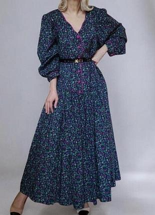 Вінтажне вовняне плаття вінтаж, котеджкор, cottagecore vintage, шерсть, батал, бохо, рустик, прованс, сільський стиль, стиль лора ешлі