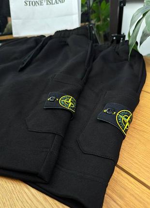 Шорти stone island cotton black 💣