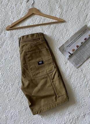 Шорти карго коричневі vans drill chore carpenter (ориігал, xs).