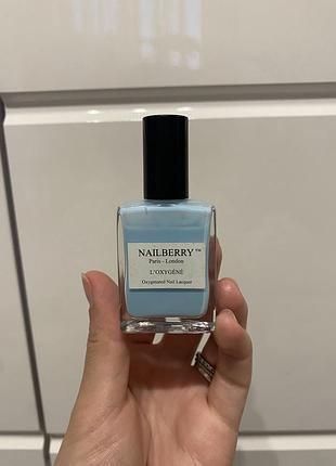 Nailberry блакитний лак для нігтів 15ml