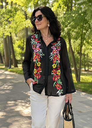 🌺 шифонова блуза flame 🌺