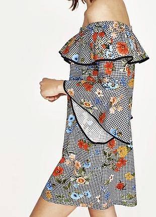 Літня бавовняна сукня zara