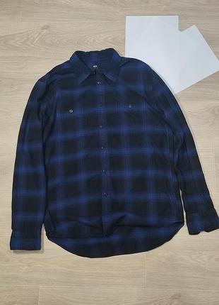 Фланелева сорочка uniqlo. розмір м.