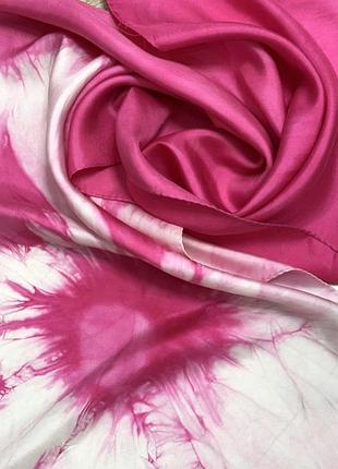 Шовковий шарф палантин tsiakiris silk house 100% натуральний шовк греція тай-дай суфлі