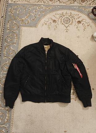 Оригінальний вінтажний бомбер alpha industries ma-1