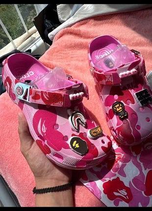 Crocs bape/крокси бейп/крокси жіночі
