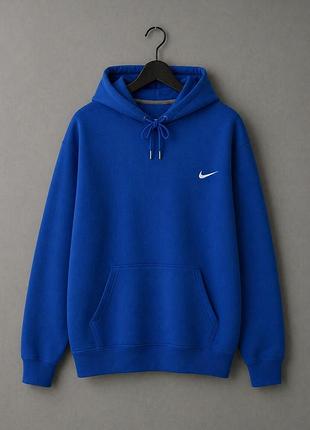 Nike hoodie blue oversize | оригінальне синє худі nike з капюшоном