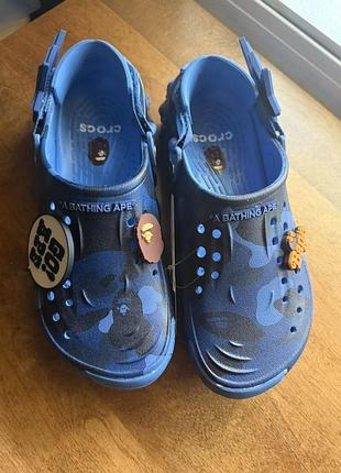 Bape crocs/кроксы бейп/crocs мужские