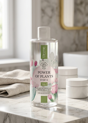 Мицеллярная вода lirene power of plants разглаживающая опунция 400 мл