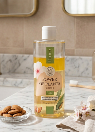 Мицеллярная вода lirene power of plants миндаль 400 мл