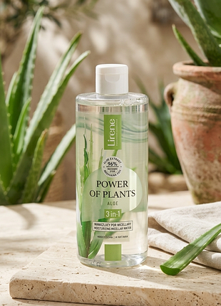 Увлажняющая мицеллярная вода lirene power of plants алоэ 400 мл 🌵